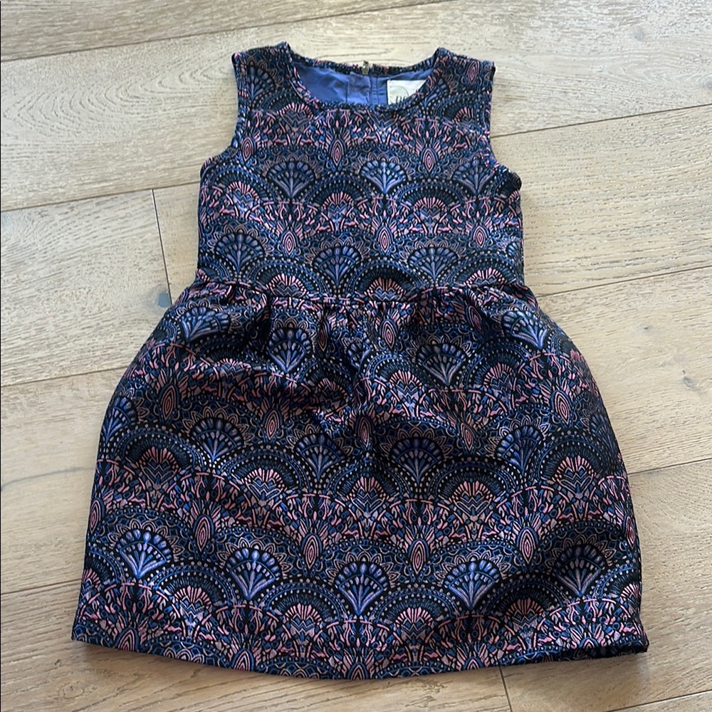 Elegant Blue & Pink Kids Dress